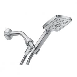MOEN Genta 3-Spray 4 in. Single Wall Mount Handheld Adjustable Shower Head in Chrome