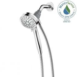 MOEN Attract with Magnetix 6-Spray 3.75 in. Single Wall Mount Handheld Adjustable Shower Head in Chrome -Bathroom Faucets Store chrome moen handheld shower heads 26000 fa 1000