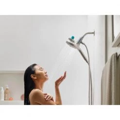 MOEN Aromatherapy 6-Spray 5.6 in. Single Wall Mount Handheld Shower Head with INLY Shower Capsules and Magnetix in Chrome -Bathroom Faucets Store chrome moen handheld shower heads in208h2 66 1000