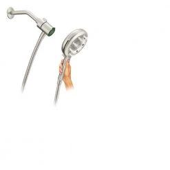 MOEN Nebia Quattro 4-Spray Patterns 6.5 in. Single Wall Mount Handheld Shower Head with Magnetix in Chrome -Bathroom Faucets Store chrome moen handheld shower heads n401h0ch 44 1000