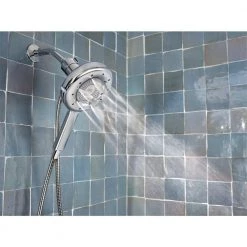 MOEN Nebia Quattro 4-Spray Patterns 6.5 in. Single Wall Mount Handheld Shower Head with Magnetix in Chrome -Bathroom Faucets Store chrome moen handheld shower heads n401h0ch a0 1000