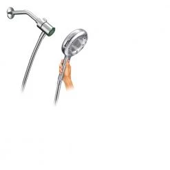 MOEN Nebia Quattro 4-Spray Patterns 6.5 in. Single Wall Mount Handheld Shower Head with Magnetix in Chrome -Bathroom Faucets Store chrome moen handheld shower heads n401h0ch fa 1000