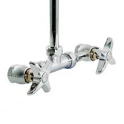Unbranded 2-Handle 1-Spray Outdoor Exposed Shower Faucet in Chrome Plated Brass (Valve Included) -Bathroom Faucets Store chrome plated shower faucets 67252 44 1000