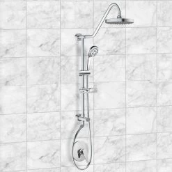 PULSE Showerspas Kauai III 3-Spray Handshower and Showerhead Combo Kit in Chrome Finish -Bathroom Faucets Store chrome pulse showerspas dual shower heads 1011 ch 1d 1000