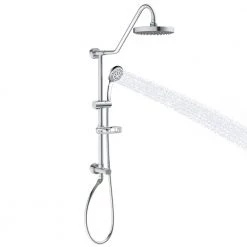 PULSE Showerspas Kauai III 3-Spray Handshower and Showerhead Combo Kit in Chrome Finish -Bathroom Faucets Store chrome pulse showerspas dual shower heads 1011 ch 1f 1000