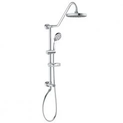 PULSE Showerspas Kauai III 3-Spray Handshower and Showerhead Combo Kit in Chrome Finish