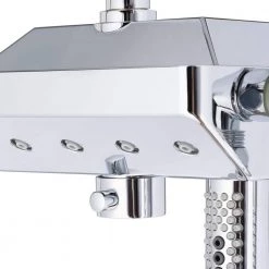 PULSE Showerspas 5-spray 12 in. Dual Shower Head and Handheld Shower Head with Body spray in Chrome -Bathroom Faucets Store chrome pulse showerspas dual shower heads 1054 ch 44 1000