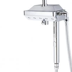 PULSE Showerspas 5-spray 12 in. Dual Shower Head and Handheld Shower Head with Body spray in Chrome -Bathroom Faucets Store chrome pulse showerspas dual shower heads 1054 ch 4f 1000