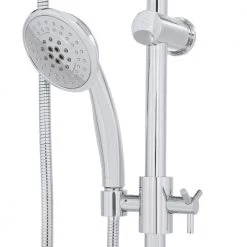 PULSE Showerspas Aqua 3-Spray Handshower and Showerhead Combo Kit with Wall Bar Shower Kit in Chrome Finish -Bathroom Faucets Store chrome pulse showerspas wall bar shower kits 1019 40 1000