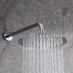 Rainlex Single-Handle 1-Spray Round High Pressure Shower Faucet with 10 in. Shower Head in Chrome (Valve Included) -Bathroom Faucets Store chrome rainlex shower faucets w96202cp 10 1f 1000