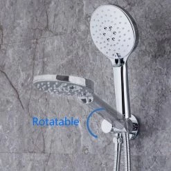 Rainlex Ceiling Single-Handle 3-Spray Round High Pressure Shower Faucet with 10 in. Shower Head in Chrome (Valve Included) -Bathroom Faucets Store chrome rainlex shower faucets w96205cp 10 44 1000