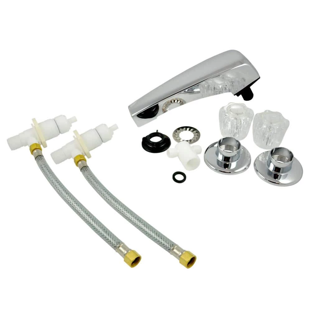 Unbranded 2-Handle Wall Mount Roman Tub Faucet for Mobile Home Garden Tubs in Chrome 4 Unbranded 2-Handle Wall Mount Roman Tub Faucet for Mobile Home Garden Tubs in Chrome - Image 4