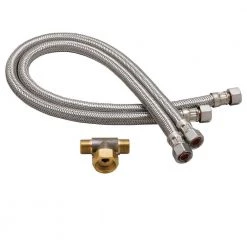 Speakman Commander Faucet Flex Hoses Set in Polished Chrome
