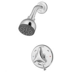 Symmons Origins Single-Handle 1-Spray Shower Faucet with VersaFlex Diverter and EasyService Stops in Chrome (Valve Included)