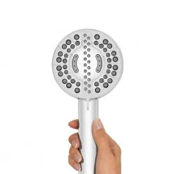 Waterpik 7-Spray Patterns with 1.8 GPM 4 in. Wall Mount Adjustable Handheld Shower Head in Chrome 17 Waterpik 7-Spray Patterns with 1.8 GPM 4 in. Wall Mount Adjustable Handheld Shower Head in Chrome -Bathroom Faucets Store chrome waterpik handheld shower heads xpc 763me 44 1000
