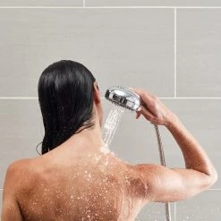 Waterpik 7-Spray Patterns with 1.8 GPM 4 in. Wall Mount Adjustable Handheld Shower Head in Chrome 19 Waterpik 7-Spray Patterns with 1.8 GPM 4 in. Wall Mount Adjustable Handheld Shower Head in Chrome -Bathroom Faucets Store chrome waterpik handheld shower heads xpc 763me 76 1000