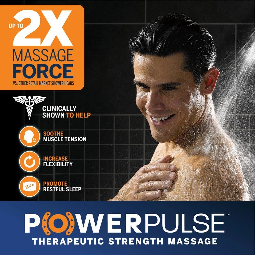 Waterpik 7-Spray Patterns with 1.8 GPM 4 in. Wall Mount Adjustable Handheld Shower Head in Chrome 8 Waterpik 7-Spray Patterns with 1.8 GPM 4 in. Wall Mount Adjustable Handheld Shower Head in Chrome - Image 8