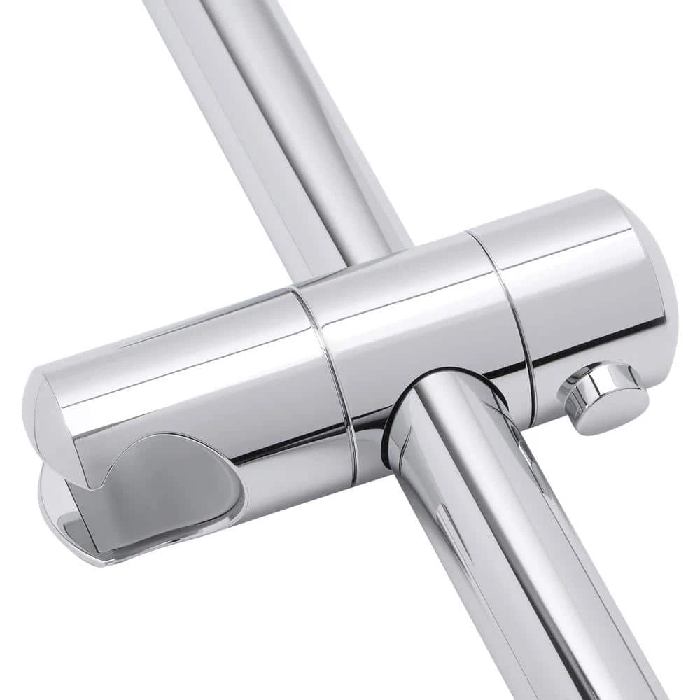 GROHE New Tempesta 24 in. Shower Bar in StarLight Chrome 2 GROHE New Tempesta 24 in. Shower Bar in StarLight Chrome - Image 2