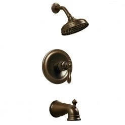 Glacier Bay Estates Single-Handle 1-Spray Tub and Shower Faucet in Heritage Bronze (Valve Included)