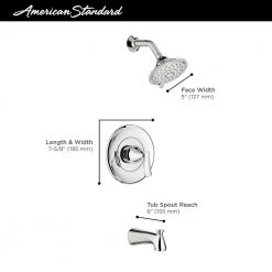 American Standard Chatfield Single-Handle 3-Spray Tub and Shower Faucet with 1.8 GPM in Legacy Bronze (Valve Included) -Bathroom Faucets Store legacy bronze american standard bathtub shower faucet combos 7413508 278 40 1000