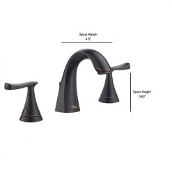 American Standard Chatfield 8 in. Widespread 2-Handle Bathroom Faucet in Legacy Bronze 15 American Standard Chatfield 8 in. Widespread 2-Handle Bathroom Faucet in Legacy Bronze -Bathroom Faucets Store legacy bronze american standard widespread bathroom faucets 7413801 278 d4 1000
