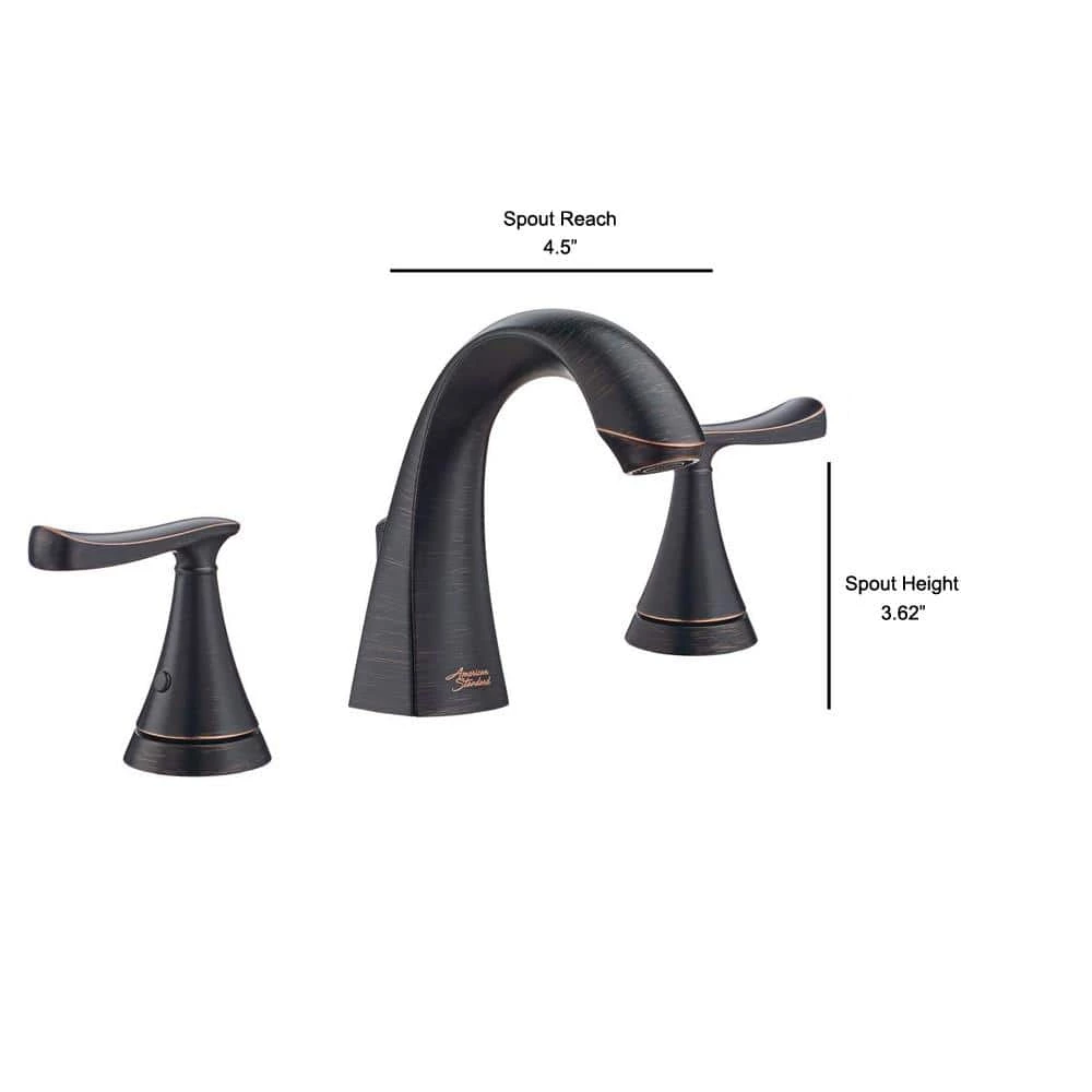 American Standard Chatfield 8 in. Widespread 2-Handle Bathroom Faucet in Legacy Bronze 8 American Standard Chatfield 8 in. Widespread 2-Handle Bathroom Faucet in Legacy Bronze - Image 8