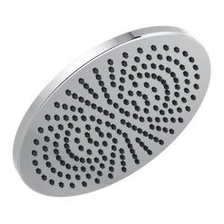 Delta 1-Spray Patterns 11.75 in. Ceiling Mount Fixed Shower Head in Lumicoat Chrome
