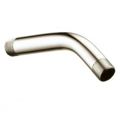 Delta 5.75 in. Angled Shower Arm in Lumicoat Polished Nickel