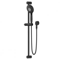 American Standard Spectra Slide Bar Kit in Matte Black -Bathroom Faucets Store matte black american standard shower arm extensions 1660774 243 40 1000