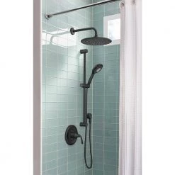 American Standard Spectra Slide Bar Kit in Matte Black -Bathroom Faucets Store matte black american standard shower arm extensions 1660774 243 a0 1000