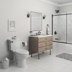 American Standard Rumson 8 in. Widespread 2-Handle Bathroom Faucet in Matte Black -Bathroom Faucets Store matte black american standard widespread bathroom faucets 7417801 243 a0 1000