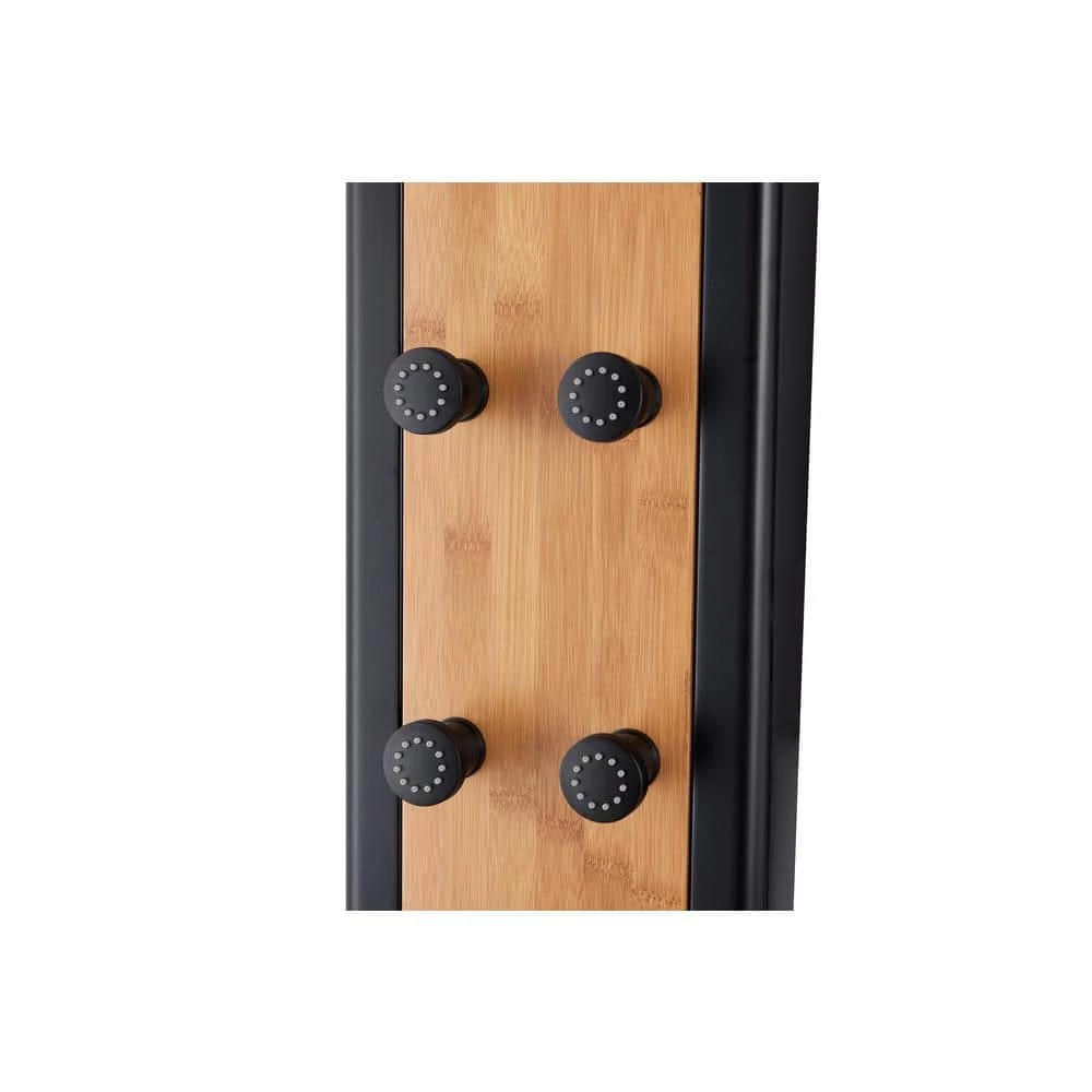 AKDY 57 In. 8-Jet Multifunction Shower Panel System With Adjustable Rainfall Shower Head And Handheld Shower head 11 AKDY 57 In. 8-Jet Multifunction Shower Panel System With Adjustable Rainfall Shower Head And Handheld Shower head - Image 11