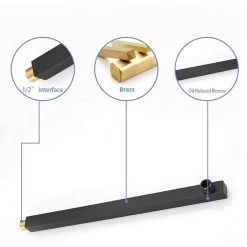 BWE Single-Handle 3-Spray Square High Pressure Shower Faucet with 10" Ceiling Shower Head in Matte Black (Valve Included) -Bathroom Faucets Store matte black bwe shower faucets a 95014 black s 76 1000