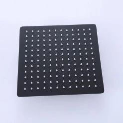 BWE Waterfall Spout Single Handle 3-Spray Square High Pressure Tub and Shower Faucet in Matte Black (Valve Included) -Bathroom Faucets Store matte black bwe shower faucets a 98004 b fa 1000