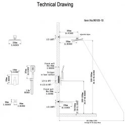 CASAINC 3-Spray with 2.5 GPM 10 in. 3 Functions Tub Wall Mount Dual Shower Heads in Spot in Matte Black (Valve Included) -Bathroom Faucets Store matte black casainc bathtub shower faucet combos wf w98103h a0 1000