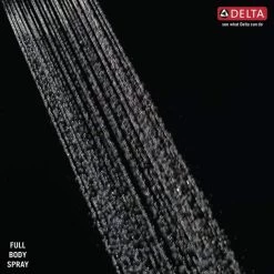 Delta Geist Single-Handle 1-Spray Shower Faucet in Matte Black (Valve Included) -Bathroom Faucets Store matte black delta shower faucets 142864 bl 4f 1000