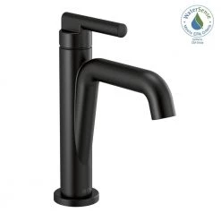 Delta Nicoli Single Hole Single-Handle Bathroom Faucet in Matte Black 15 Delta Nicoli Single Hole Single-Handle Bathroom Faucet in Matte Black -Bathroom Faucets Store matte black delta single hole bathroom faucets 15849lf bl 31 1000