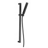 Delta Ara 1-Spray 1.75 GPM Slide Bar Mount Hand Shower Featuring H2Okinetic in Matte Black