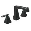 Delta Ashlyn 8 in. Widespread 2-Handle Bathroom Faucet in Matte Black