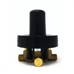 Fontaine by Italia Chatelet Single-Handle 1-Spray Settings Round Shower Faucet Set in Matte Black with Pressure Balance Valve Included -Bathroom Faucets Store matte black fontaine by italia shower faucets mff chas mb 4f 1000