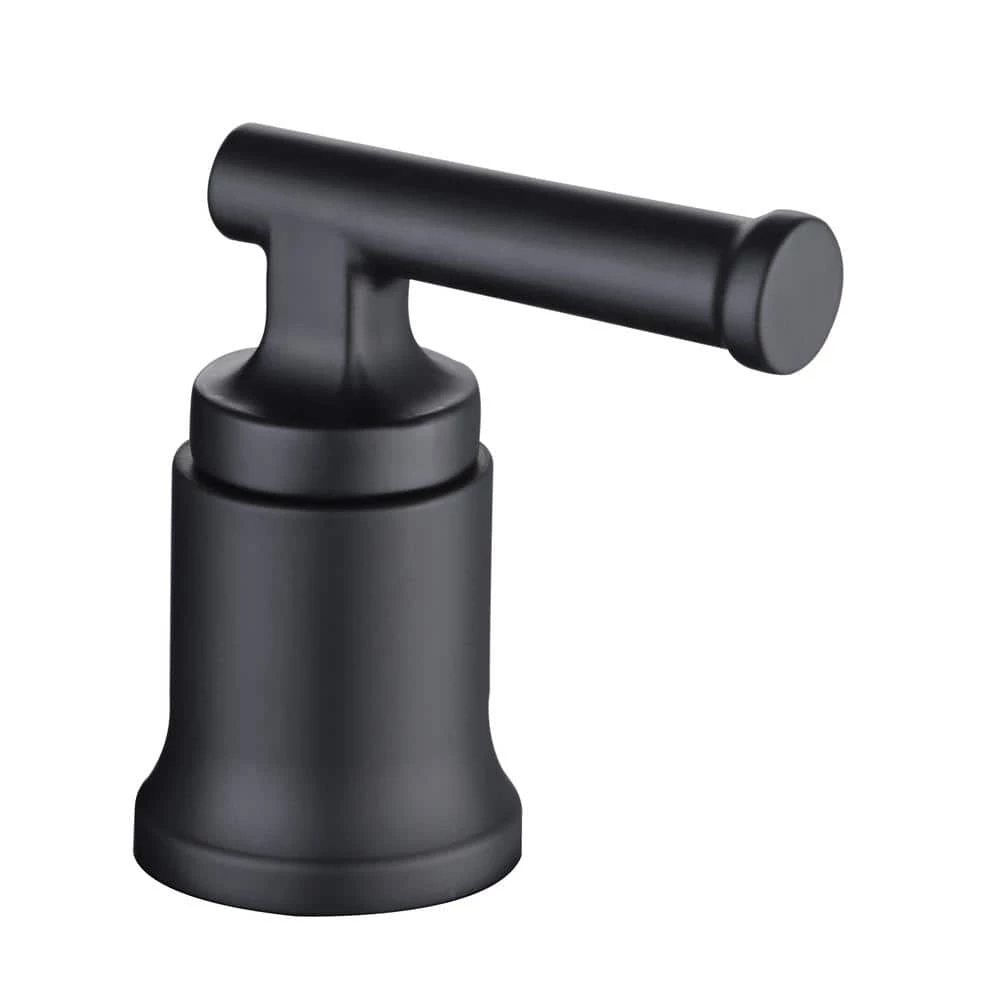 Glacier Bay Oswell 4 in. Centerset 2-Handle High-Arc Bathroom Faucet in Matte Black 4 Glacier Bay Oswell 4 in. Centerset 2-Handle High-Arc Bathroom Faucet in Matte Black - Image 4