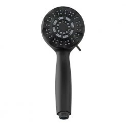 Glacier Bay 6-Spray Patterns with 1.8 GPM 3.6 in. Wall Mount Handheld Shower Head in Matte Black -Bathroom Faucets Store matte black glacier bay handheld shower heads hd58303 3810h 66 1000