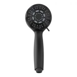 Glacier Bay 6-Spray Patterns with 1.8 GPM 3.6 in. Wall Mount Handheld Shower Head in Matte Black -Bathroom Faucets Store matte black glacier bay handheld shower heads hd58303 3810h fa 1000
