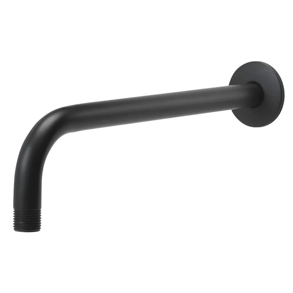 Glacier Bay 11 in. Raincan Shower Arm Matte Black 1 Glacier Bay 11 in. Raincan Shower Arm Matte Black
