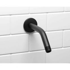 Glacier Bay 8 in. Shower Arm and Flange, Matte Black 5 Glacier Bay 8 in. Shower Arm and Flange, Matte Black -Bathroom Faucets Store matte black glacier bay shower arm extensions 3075 516 31 1000