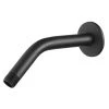 Glacier Bay 8 in. Shower Arm and Flange, Matte Black