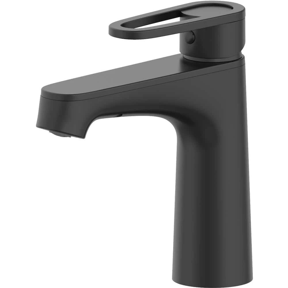 Glacier Bay Kendrick Single Hole Single-Handle Bathroom Faucet in Matte Black 2 Glacier Bay Kendrick Single Hole Single-Handle Bathroom Faucet in Matte Black - Image 2
