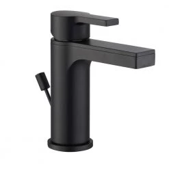 Glacier Bay Modern Contemporary Single Hole Single-Handle Low-Arc Bathroom Faucet in Matte Black -Bathroom Faucets Store matte black glacier bay single hole bathroom faucets hd67771w 6010h 40 1000