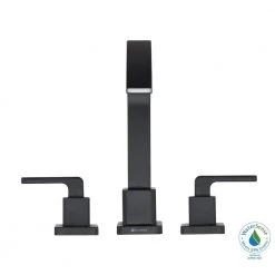 Glacier Bay Farrington 8 in. Widespread 2-Handle High-Arc Bathroom Faucet in Matte Black 11 Glacier Bay Farrington 8 in. Widespread 2-Handle High-Arc Bathroom Faucet in Matte Black -Bathroom Faucets Store matte black glacier bay widespread bathroom faucets hd67751w 6110h 1d 1000