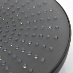 GIVING TREE 5-Spray Patterns with 9 in. Wall Mount Round Shower Head with Message Spray Handheld Shower Head in Matte Black -Bathroom Faucets Store matte black handheld shower heads xlhddtfa0198 76 1000